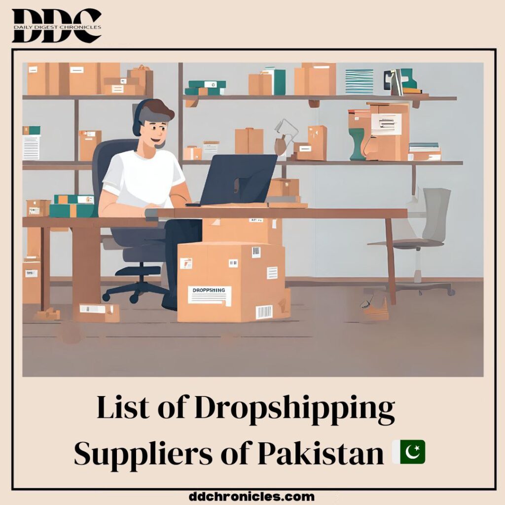 Complete List Of Dropshipping Suppliers In Pakistan DDC